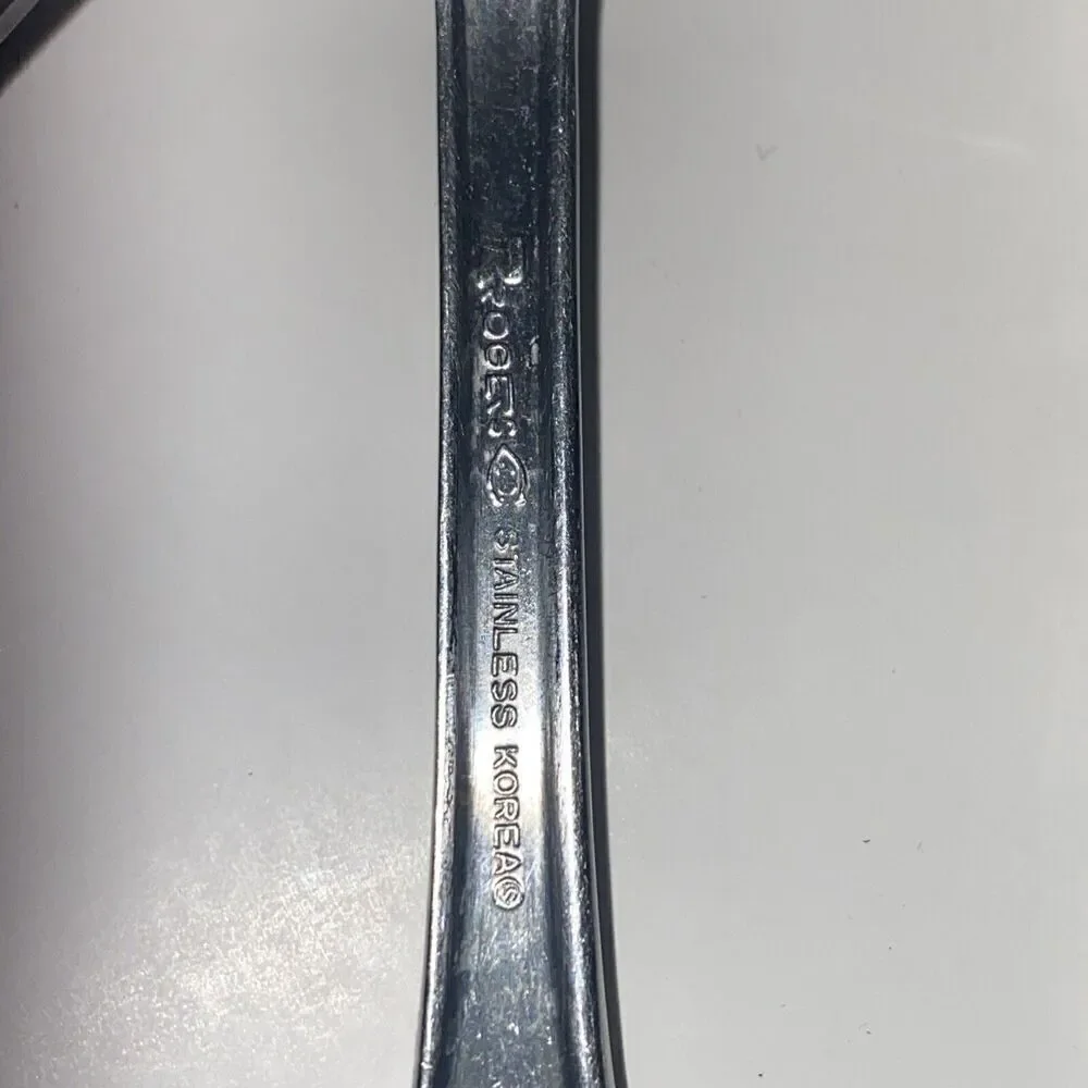 Lot of 7 BRENTWOOD Rogers Co Matte Stainless Korea Flatware Spoon Knife Fork VTG